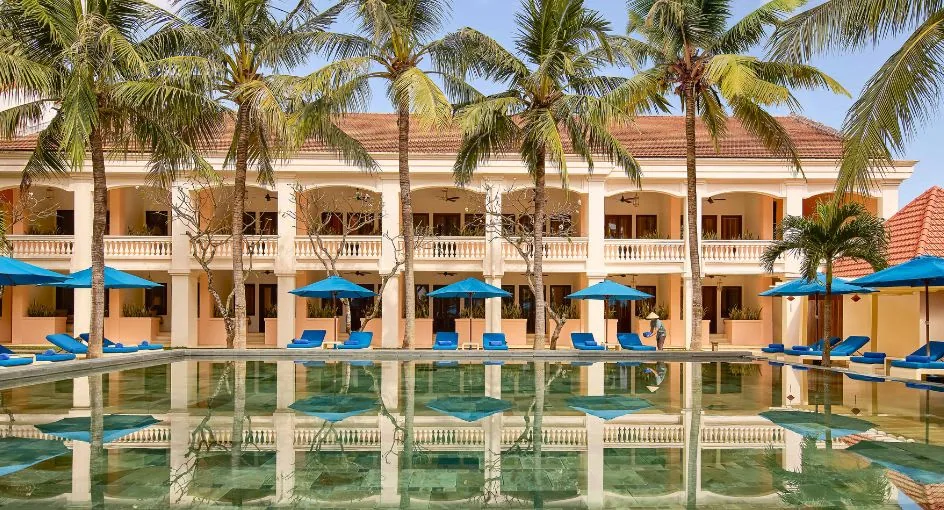 Anantara Hoi An Resort riverside pool and gardens