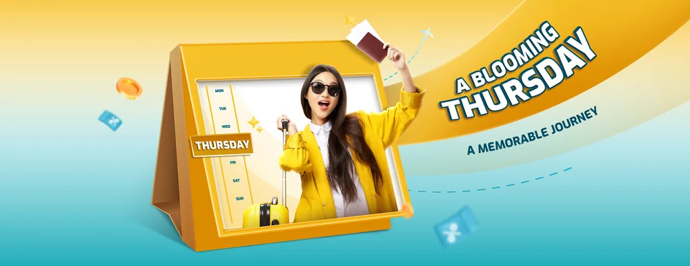 Vietnam Airlines Blooming Thursday fare promotion banner
