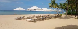 Beachfront pool and resort grounds at Wyndham Grand Phu Quoc on Bai Dai Beach